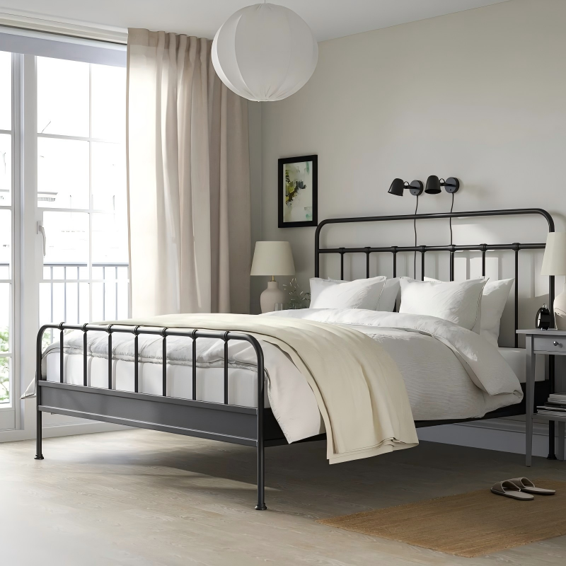 夏尔诺金属床-媒黑色