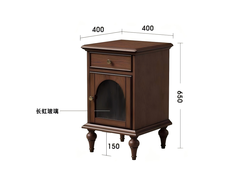 莱克床头柜规格图