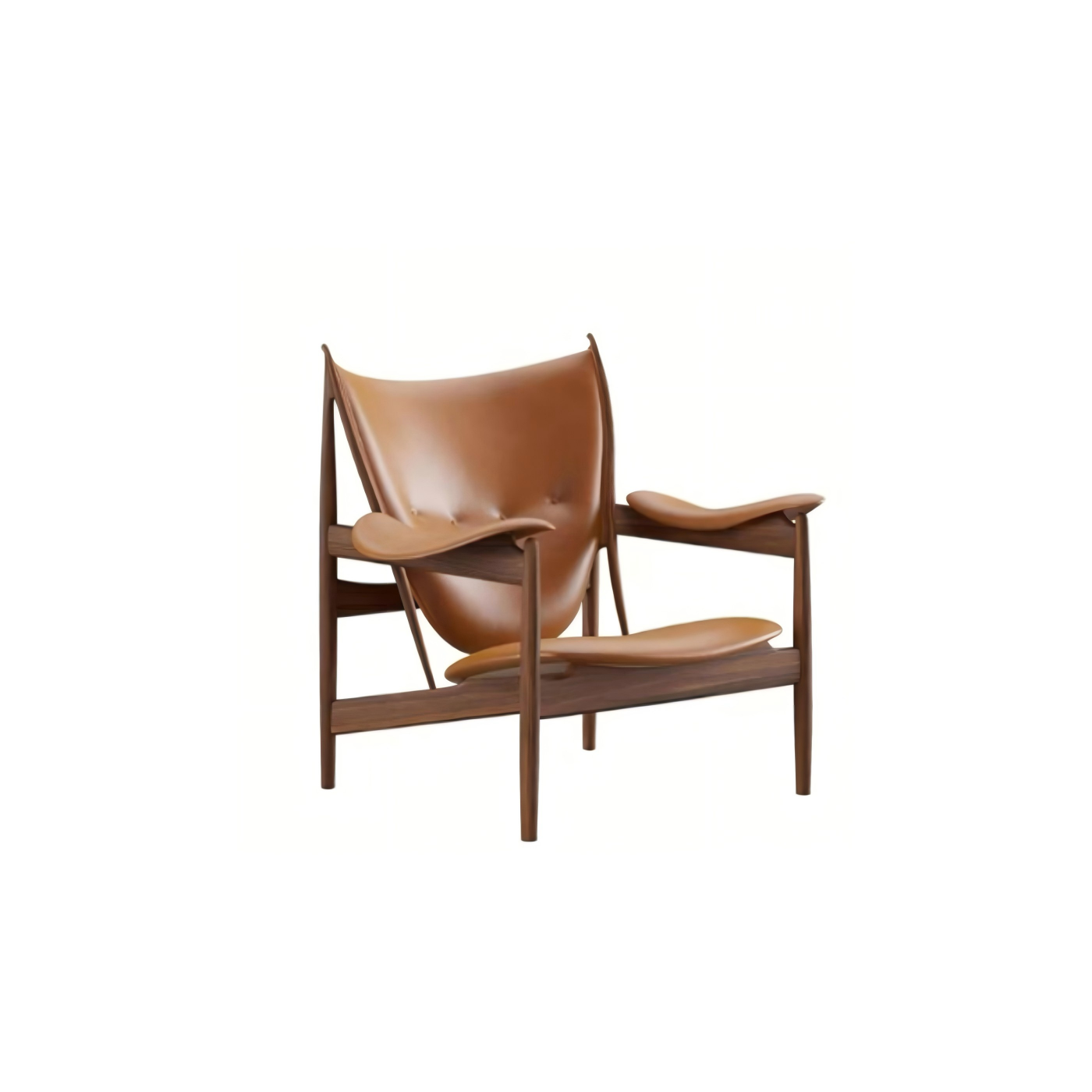 酋长椅暮光咖白底