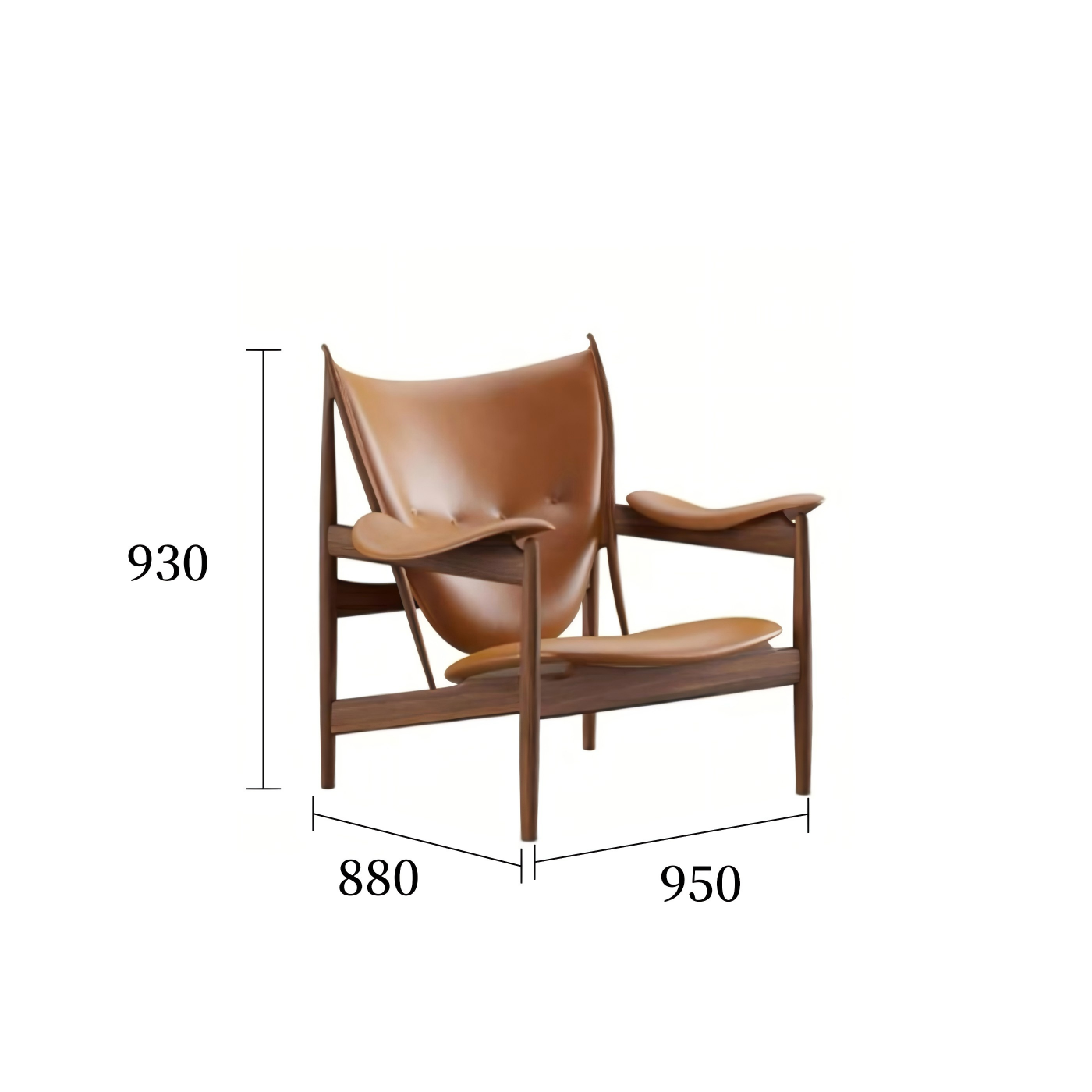 酋长椅暮光咖规格图