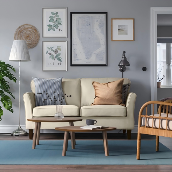 埃克霍马沙发淡米色