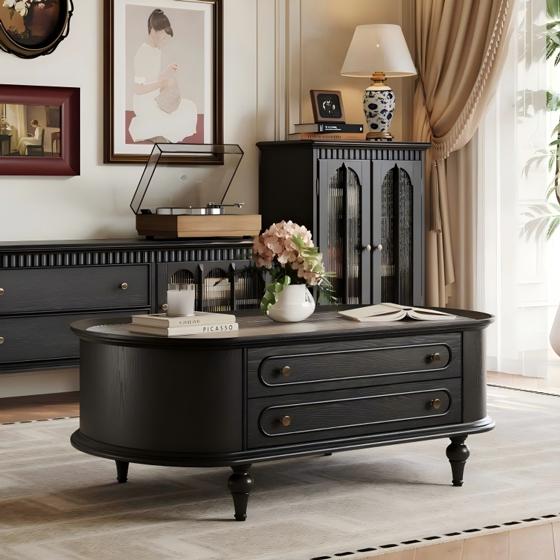 塞娜茶几静谧黑