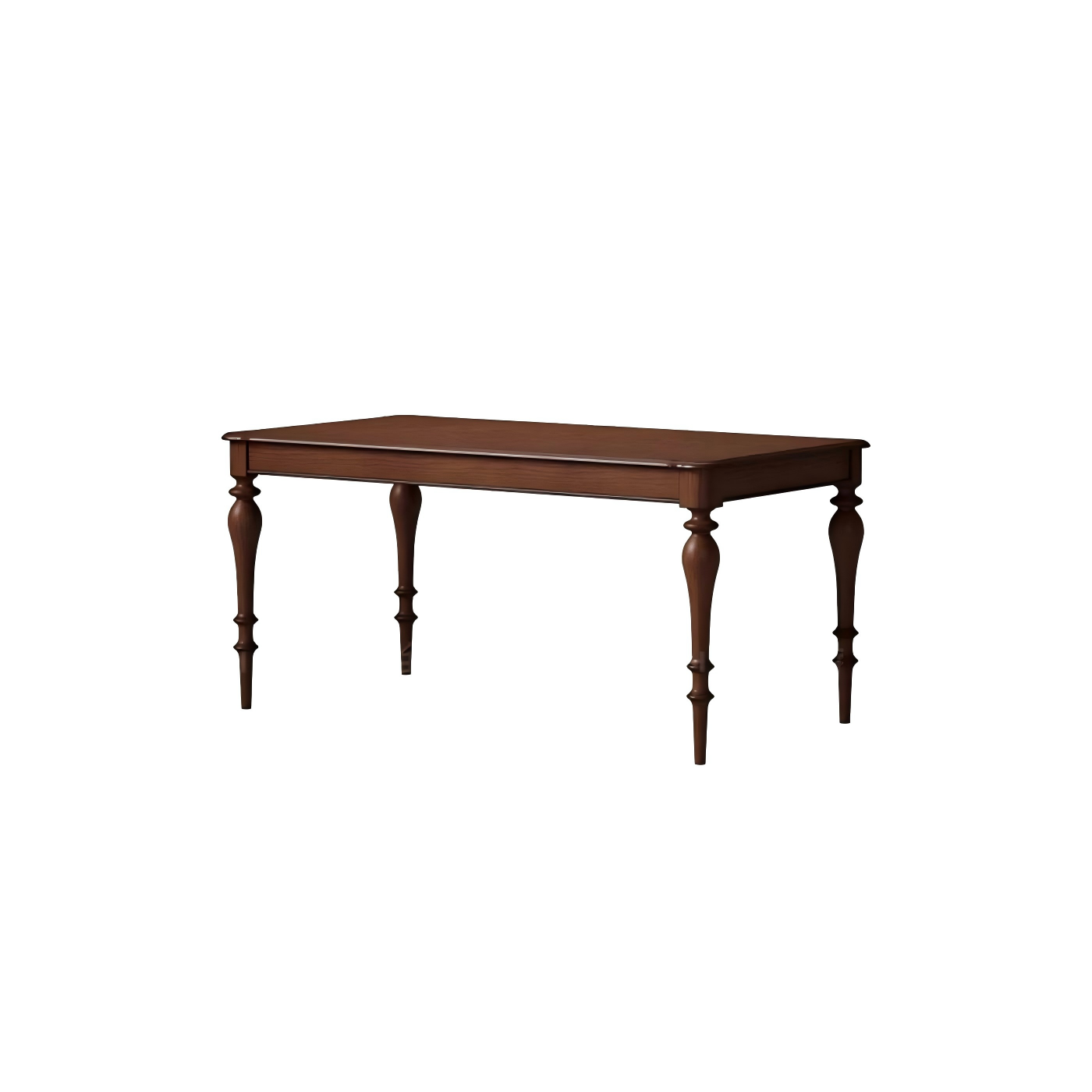 海莉餐桌暮光咖白底