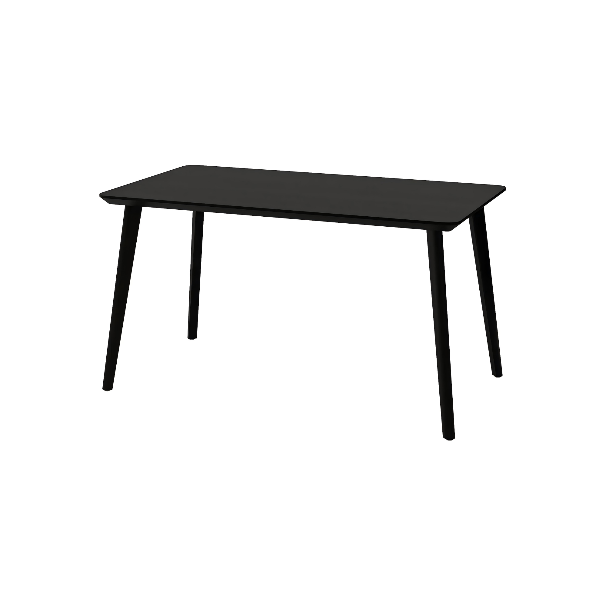 利萨伯餐桌黑色白底