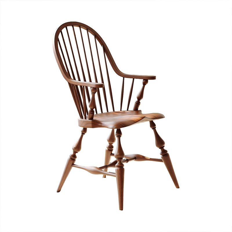 墨菲餐椅暮光咖白底