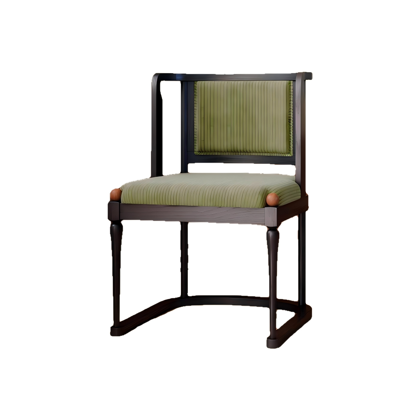 温情港餐椅烟熏黑白底