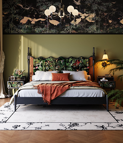 海浪床挪威森林