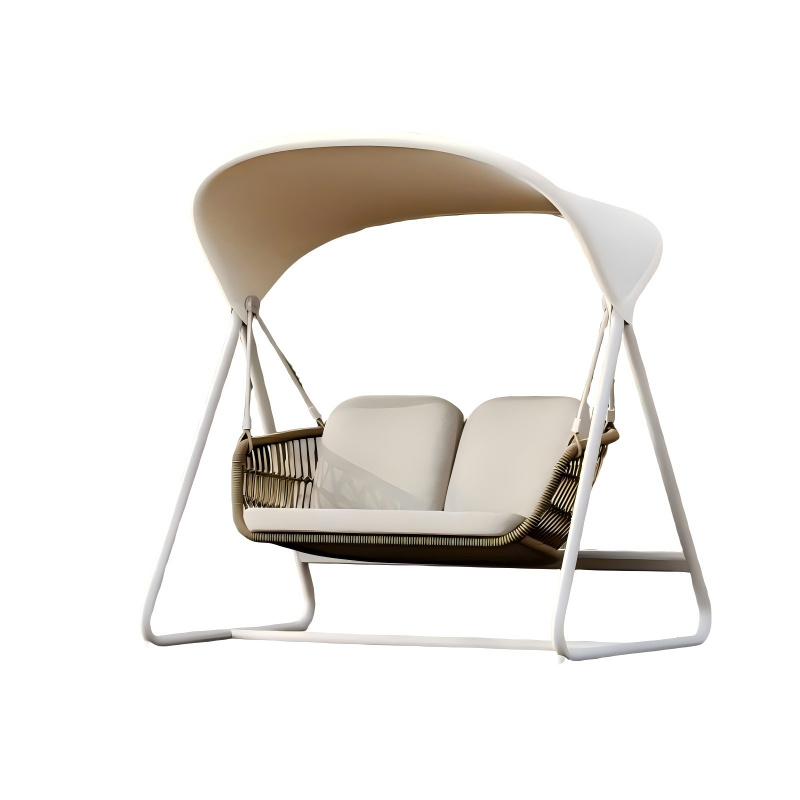 沐光双人秋千白底