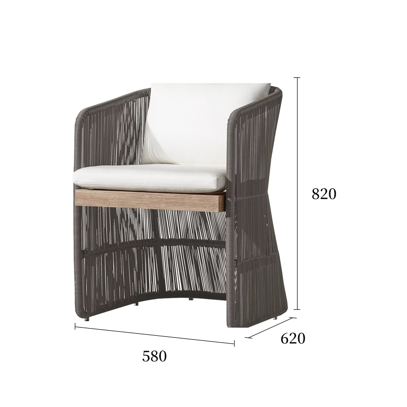 哈瓦那系列长椅子2-1规格图